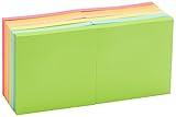 Amazon Basics Sticky Notes 3x3 Inch, Assorted Colors, Office Supplies for Desk, 12-Pack Bulk Sticky Notes