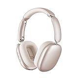 Wentronic Y02 Active Noise Cancelling Headphones,60H Battery,5 EQ Music Modes,Hi-Res Audio,Deep Bass,Foldable Wireless Over Ear Bluetooth 5.4 Headset,Breathable Leather Earpads (Starlight)