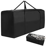 Christmas Tree Storage Bag, Fits Up to 12 Ft Artificial Trees, Extra Large Heavy-Duty Waterproof Storage Bags with Reinforced Handles & Dual Zippers for Trees Holiday Decorations Cushion Furniture