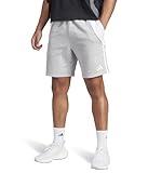 adidas Men's Tiro 24 Sweat Shorts, Medium Grey Heather/White