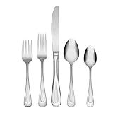 Oneida Satin Sand Dune Flatware, 45 Piece, Multi