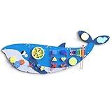 BlueWood Whale Wall Busy Board Panels, Toddler Learning Activity Center, Montessori Philosophy Sensory, Educational Toys, Conducive to All-Round Development