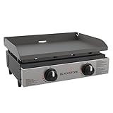 Blackstone 1666 22” Tabletop Griddle with Stainless Steel Faceplate, Powder Coated Steel, Black