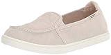 Roxy womens Minnow Slip on Shoe Sneaker, Oatmeal, 7.5 US