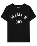 The Children's Place Baby and Toddler Short Sleeve Family Graphic T-Shirts, Mama's Boy Single