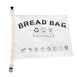 SHOWERORO 1pc Organic Cotton Bread Bag French Bread Bags Food Buckle Bags Grocery Food Items Bakery Unbleached Bread Bags Shopping Fabric Storage Sack Tpu Food Grade Shopping Bag