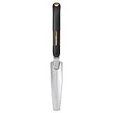 Fiskars Xact Hand Weeder, Garden Tool, Stainless Steel Blade with Sharpened and Serrated Edge for All Gardening Tasks, SoftGrip Handle