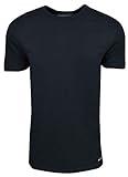 Columbia Men's 3 Pack Cotton Crew Neck T-Shirt, Black, Medium