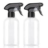 Bynccea Spray Bottle Empty Spray Bottles PET -10 oz/300 ml Plastic Water Sprayer bottles Refillable Containers Fine Mist Small Spray Bottles for Cleaning Solutions, Cooking, Hair