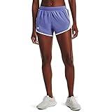 Under Armour Women's Fly by 2.0 Running Shorts, (495) Baja Blue/White/Reflective, X-Small