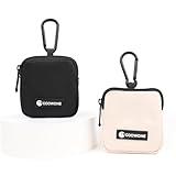 Dog Treat Pouch 2 PCS, Waterproof Small Dog Treat Bag for Leash, Hands Free Dog Walking Bag with Carabiner, Dog Poop Bag Holder for Pet Puppy Travel or Outdoor Use, Zipper Closure to Avoid Spilling