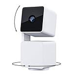 WYZE Cam Pan v3 Indoor/Outdoor IP65 1080P 360° Pan/Tilt/Zoom WiFi Smart Home Security Camera, Motion Tracking for Baby/Pet, Color Night Vision, Works with Alexa&Google Assistant, Free Expert Setup