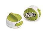 Joseph Joseph Can-Do Compact Can Opener Easy Twist Release Portable Space-Saving Manual Stainless Steel, Green