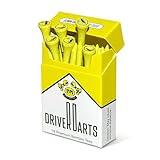 Driver Darts by P*ss Missile, Premium Bamboo Golf Tees | 18 Count, 83mm (3.25") Wooden Tees | Iconic Packaging and Cool Organization | Funny Golf Accessory for Golfers