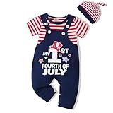 VINUOKER Baby Boy My First 4th of July Outfits USA flag outfit Veterans day outfits Patriot Day outfits