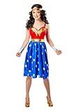Rubies DC Comics: Wonder Woman Costume Dress for Adults, Women's Large