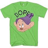 Animation Shops Snow White and Seven Dwarfs Dopey Face T-Shirt (XX-Large)