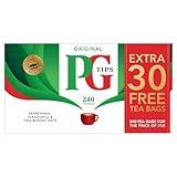 PG Tips 240 Original Non-Pyramid Tea Bags from Great Britain