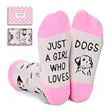 Zmart Novelty Dog Socks for Big Girls Teen Teenager Silly Kids Socks, Funny Gifts for Girls Kids Gifts 7-9 Years