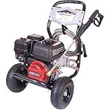 SIMPSON Cleaning CM61083 Clean Machine 3400 PSI Gas Pressure Washer, 2.5 GPM, CRX Engine, Includes Spray Gun and Wand, 4 QC Nozzle Tips, 5/16-in. x 25-ft. MorFlex Hose, 49-State