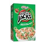 Kellogg's Apple Jacks Breakfast Cereal, Kids Cereal, Family Breakfast, Original, 8.9oz Box (1 Box)