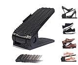 Yagizaai Bayou Shoe Slots, 8 PCS Shoes slots Organizer, 4-Level Adjustable shoe stacker, Upgraded Shoe Space Saver, 50% Space-Saving Shoe Holders