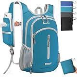 Seektop Small Hiking Backpack 12L to 15L Expandable Travel Packable Waterproof Daypack Lightweight Hiking Bag for Women Men