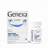 Genexa Stress for Adults | Anxiety Relief & Fatigue Remedy | Soothing Natural Vanilla & Lavender Flavor | Gluten Free & Non-GMO | Homeopathic Remedy Made Clean | 60 Chewable Tablets