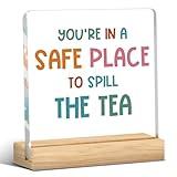 Therapy Office Decor Therapist Office Decoration Mental Therapist Gifts School Counselor Gifts Therapist Gifts for Women Psychology Gift, Cute Humor Counseling Therapy Office Acrylic Desk Decor