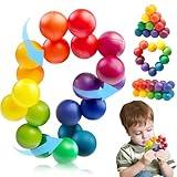 Autism Sensory Fidget Toys Easter Eggs Basket Stuffer Gigts for Kids Toddler, Autistic ADHD Figette Ball Calm Down Toddlers Activities for 3-5, Airplane Car Travel Essentials Toys for Kids Age 5-7