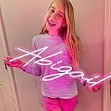 Custom Neon Signs for Wall Decor Bedroom Decor Personalized Large Pink Neon LED Light Signs Aesthetic Room Decor Wedding Birthday Party Decor Gift for Women Make Your Own Neon Sign Kit