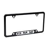 BMW License Plate Frame Wording (Black)