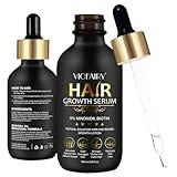 PEFAMNE 5% Minoxidil for Men and Women Hair Growth Oil, Biotin Serum, Hair Regrowth Treatment for Scalp Hair Loss, Natural, for Thicker Longer Fuller Healthier Hair 2.02 oz