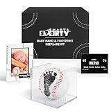 Baby Hand and Footprint Kit - Baby Baseball Handprint Kit - Baseball Baby Shower Gifts for Boys - New Dad Gifts for Men, New Baby Boy Gift Unique, First Time Dad Gifts, Newborn Keepsake