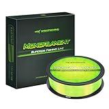 KastKing Premium Monofilament Fishing Line, Sunrise Yellow,300Yds,6LB