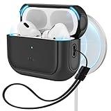 ESR for AirPods Pro 2 Case, Compatible with Airpods Pro Case 2nd / 1st Generation (2023/2022/2019), Compatible with MagSafe, Full Drop Protection Cover with Lanyard, Black
