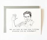 Ted Bundy Birthday Card - Dark Humor Greeting for True Crime and Horror Fans