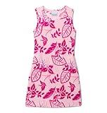 Columbia Youth Chill River Printed Dress, Satin Pink Pasteled, X-Large