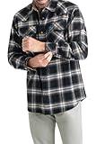 Legendary Whitetails Men's Standard Shotgun Western Flannel Shirt, Outlaw Plaid, X-Large