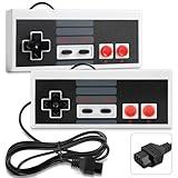 XiQiDianr Classic NES Controller for NES 8 Bit Entertainment System, NES Controller Console Control Pad, 2-Pack