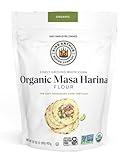 King Arthur Organic Masa Harina: Premium Corn Flour for Authentic Tortillas & Tamales - Non-GMO, Gluten-Free, Finely Ground White Corn Meal - American-Grown, Traditional Process - 2 lbs