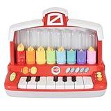Farm Animals Keyboard Preschool Learning Toy with Silly Sounds and Light-Up Piano with Learning Songs for Infants