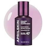 APRILSKIN 40% Collagen Peptide Plumping Serum | Vegan, Cruelty-Free | Keeps radiant and firmer-looking with Triple Peptide Complex | For fine lines, wrinkles & sensitized skin