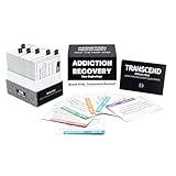 Transcend – 200 Addiction Recovery Cards for Engaging Group Therapy & Conversations – Icebreaker Tools for Addressing Substance Abuse, Mental Health Enhancement, and Preventing Relapse