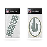 Rico Industries NFL Green Bay Packers 2-Pack Die Cut Team Logo Magnet Set