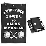 Golf Gifts for Men, Golf Accessories for Men Dad Husband, Valentines Day Gifts for Him, Gag Gifts for Adults Men Boyfriend, Funny Golf Towel Gifts for Christmas Birthday Valentines Day Fathers Day