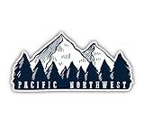Squiddy Pacific Northwest PNW - Vinyl Sticker Decal for Phone, Laptop, Water Bottle (3" Wide)