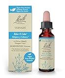 Bach Original Flower Remedies, Vervain for Relaxation and Calm (Non-Alcohol Formula), Natural Homeopathic Flower Essence, Holistic Wellness and Stress Relief, Vegan, 10mL Dropper