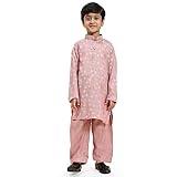 Pro-Ethic Style Developer Kids Cotton Kurta set for Boys | Indian Ethnic Wear | 3-4 Years | Pink