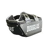 Douglas Football Adult/Junior Adjustable 4" Destroyer-2 D2 Rib Pad Protector Combo (Black/White)